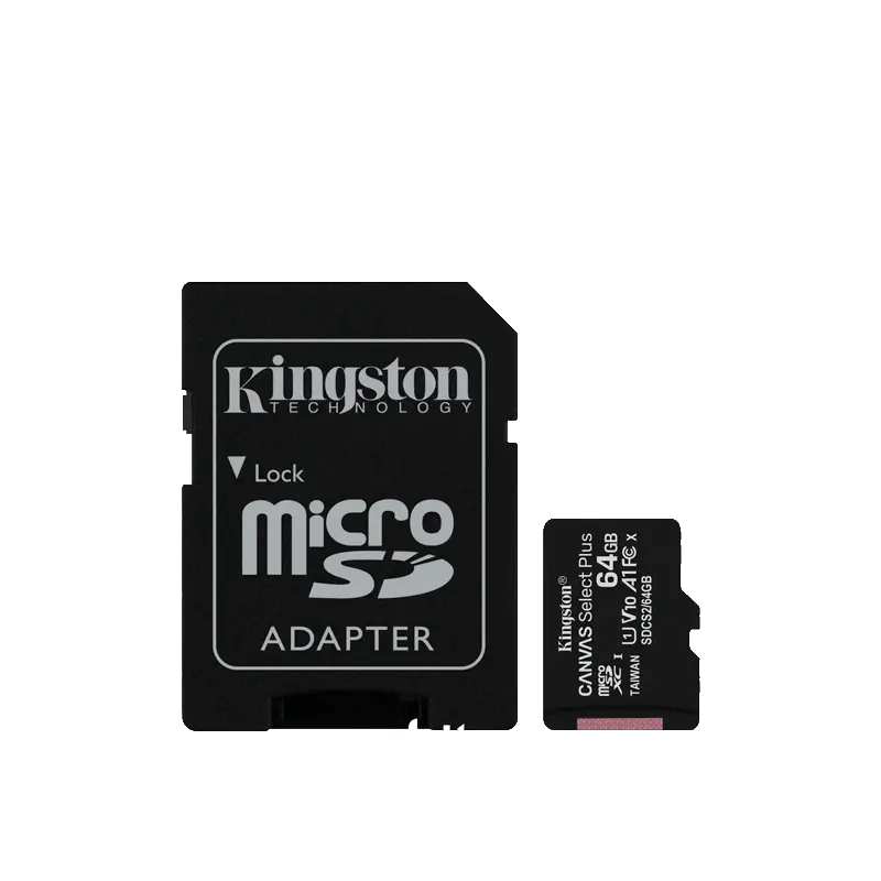Kingston Canvas Select Plus 64GB microSD Card SDCS2/64GB